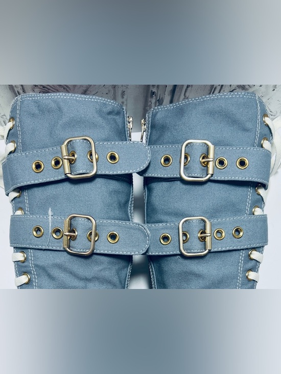 🆕 Converse Chuck Taylor XXHi Buckle Hi Top Shoes Women 7.5 Men 5.5
Blue|White - Picture 10 of 17